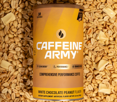 Caffeine Army® White Chocolate Peanut 38ct