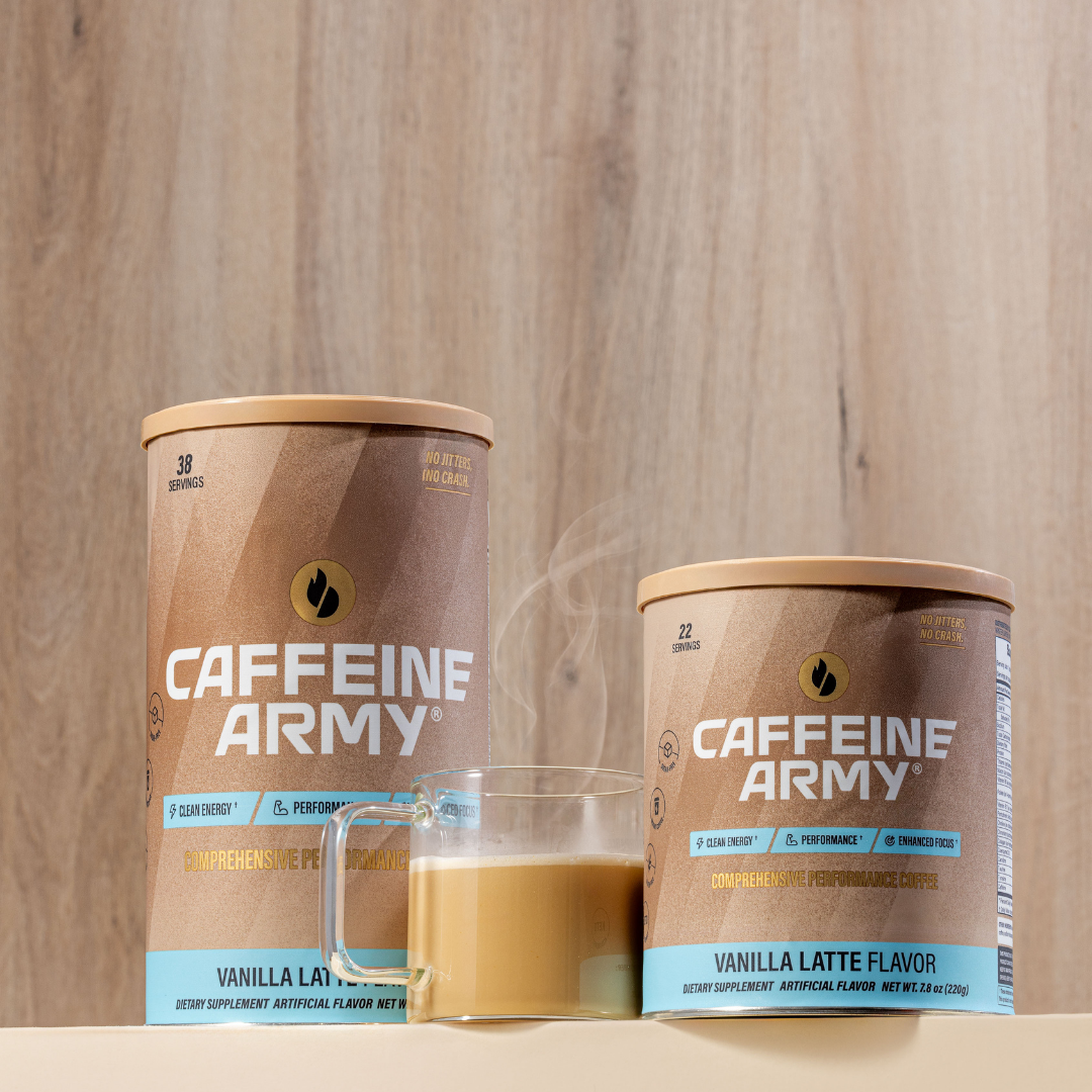 Caffeine Army® Vanilla Latte 38ct ⓢ