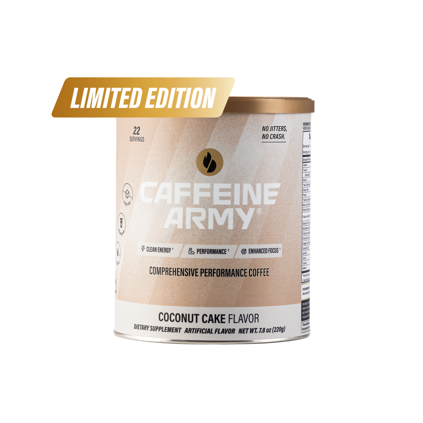 Caffeine Army® Coconut Cake 22ct