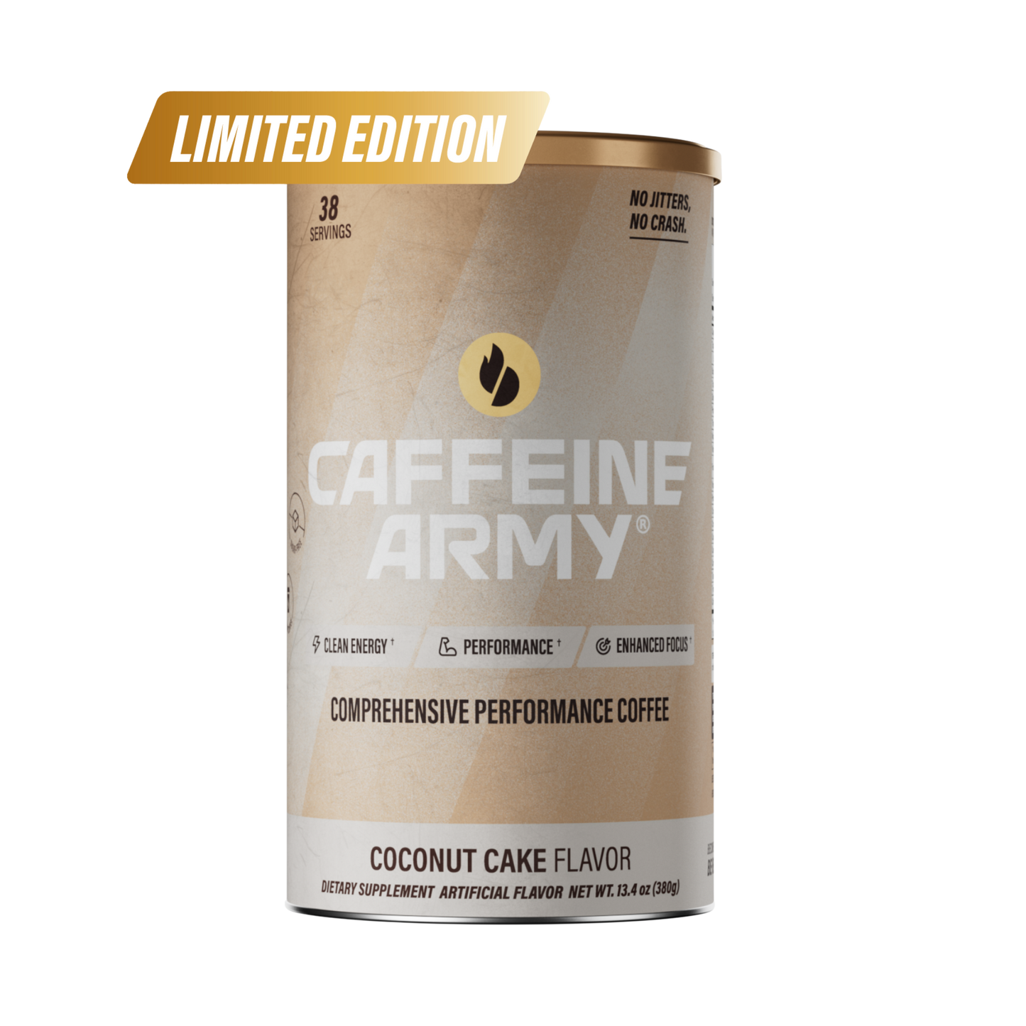 Caffeine Army® Coconut Cake 38ct