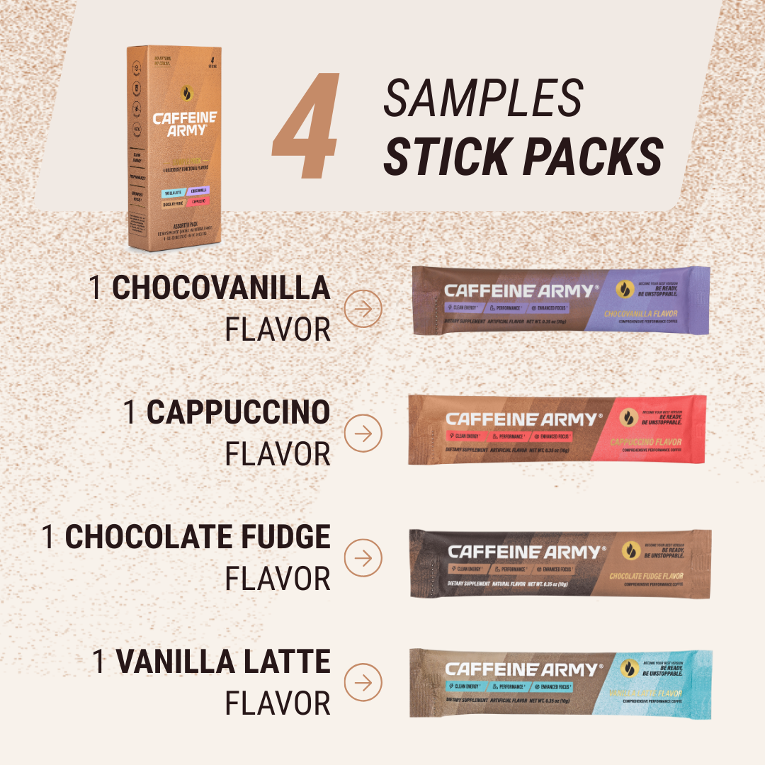 Caffeine Army® Sample - 4 Stick Pack - TTS