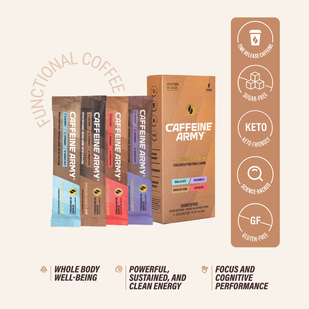 Caffeine Army® Sample - 4 Stick Pack - TTS