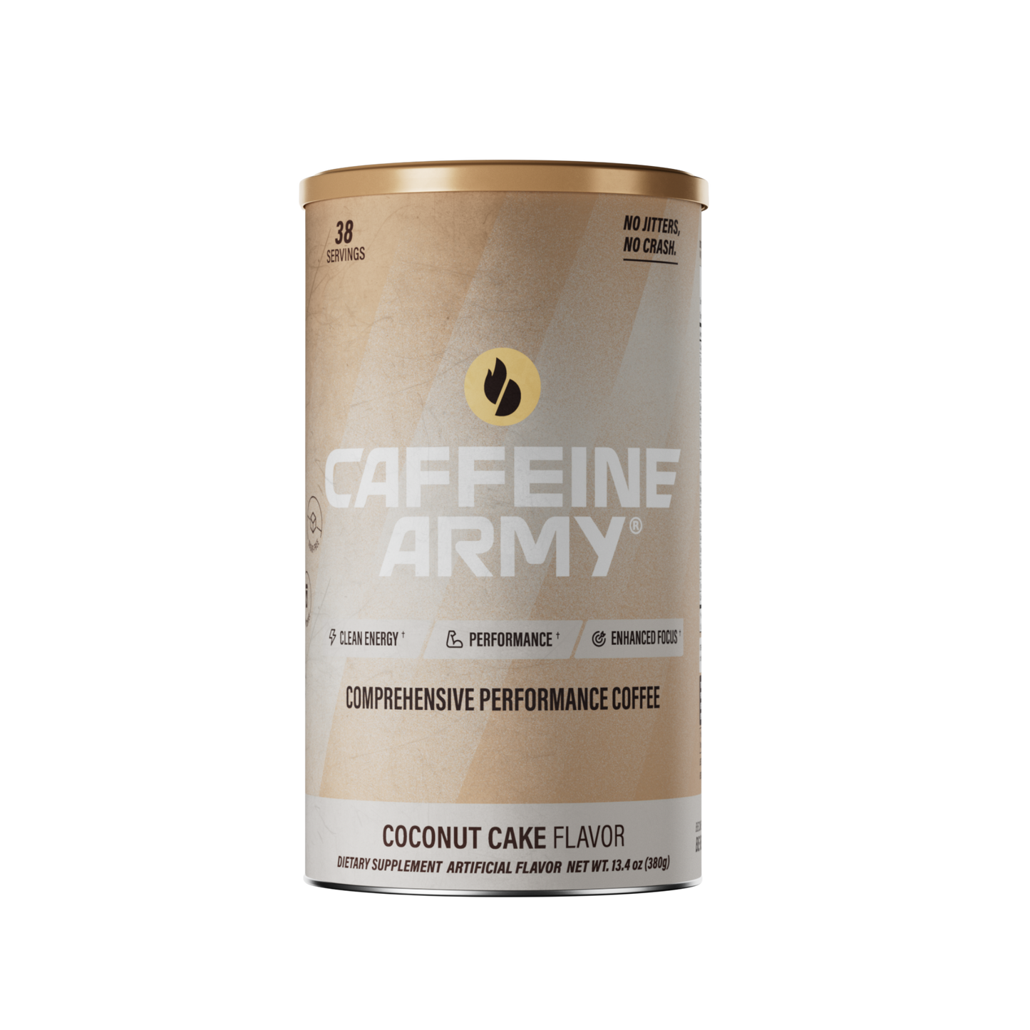Caffeine Army® Coconut Cake 38ct