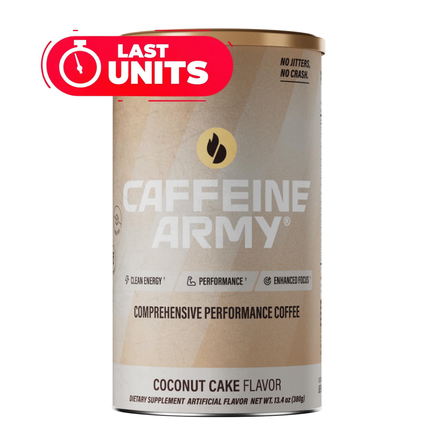 Caffeine Army® Coconut Cake 38ct Ø
