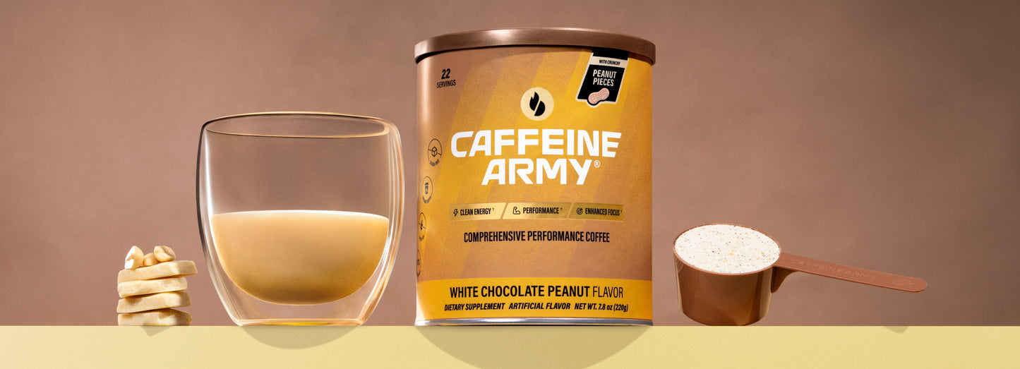 Caffeine Army® White Chocolate Peanut 38ct