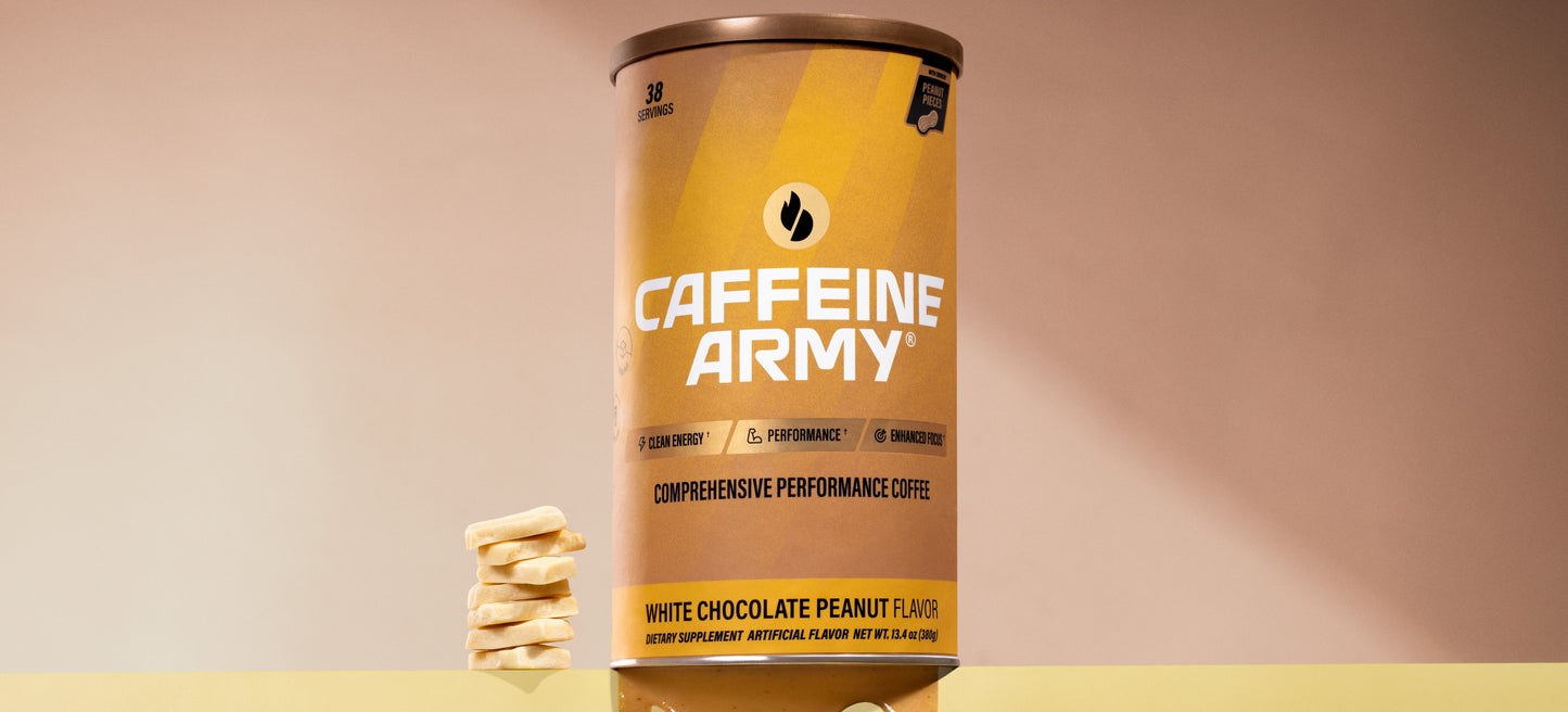 Caffeine Army® White Chocolate Peanut 38ct