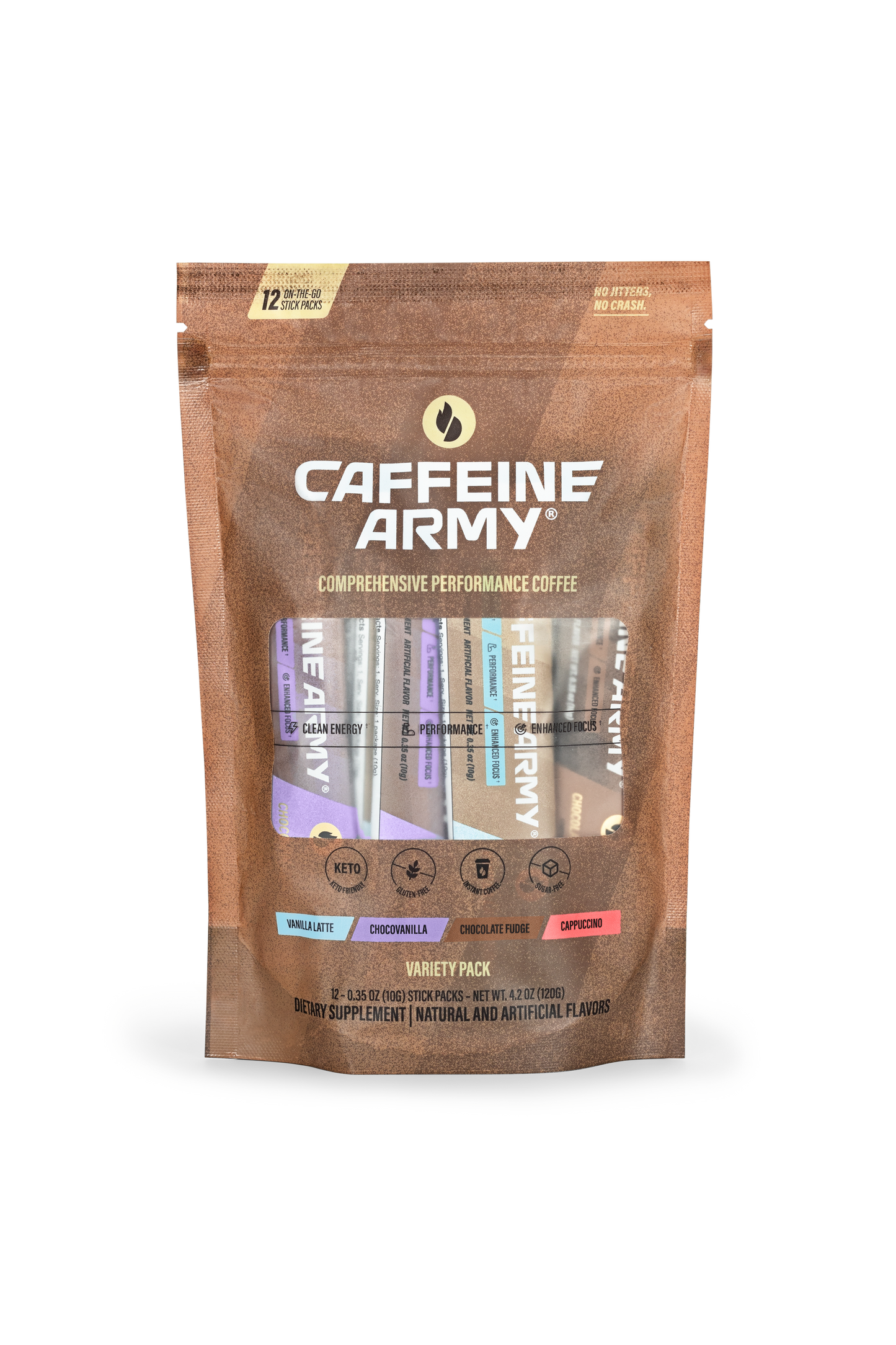 Caffeine Army® Variety Pack 12 Stick Packs