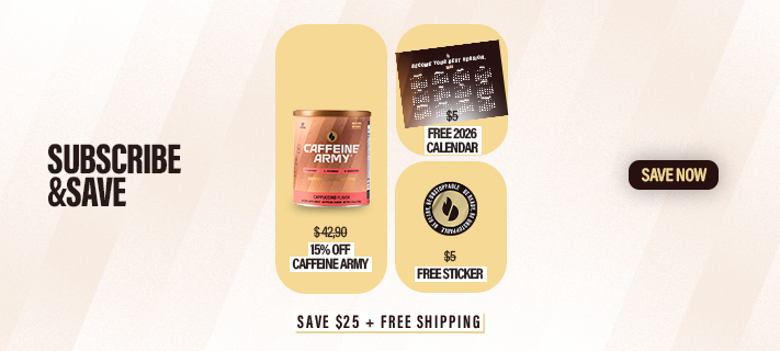 Caffeine Army® Cappuccino 22ct