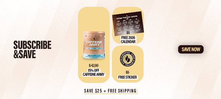Caffeine Army® Vanilla Latte 22ct