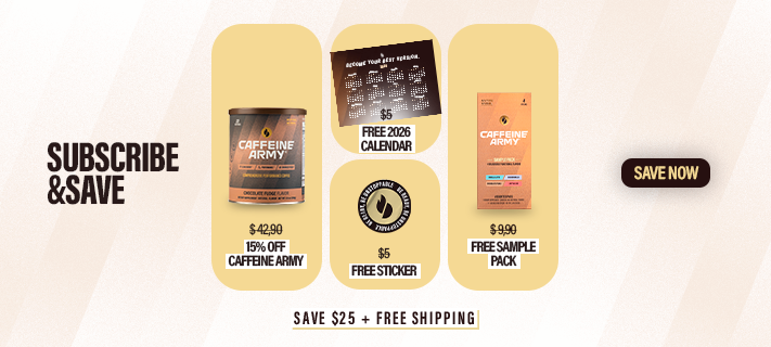 Caffeine Army® Chocolate Fudge 22ct