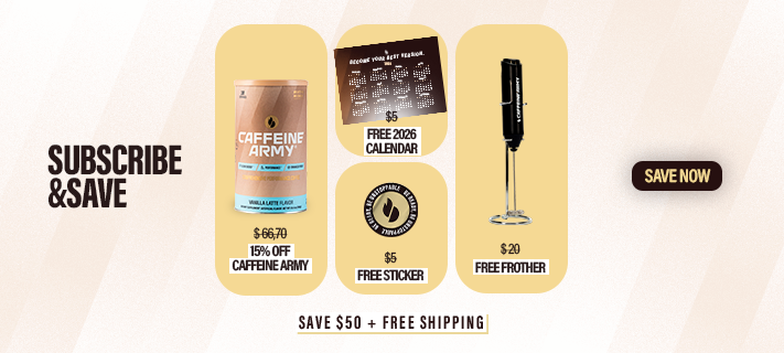 Caffeine Army® Vanilla Latte 38ct