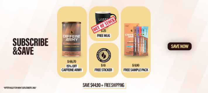 Caffeine Army® ChocoVanilla 38ct