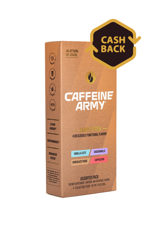 Caffeine Army® Sample - 4 Stick Pack
