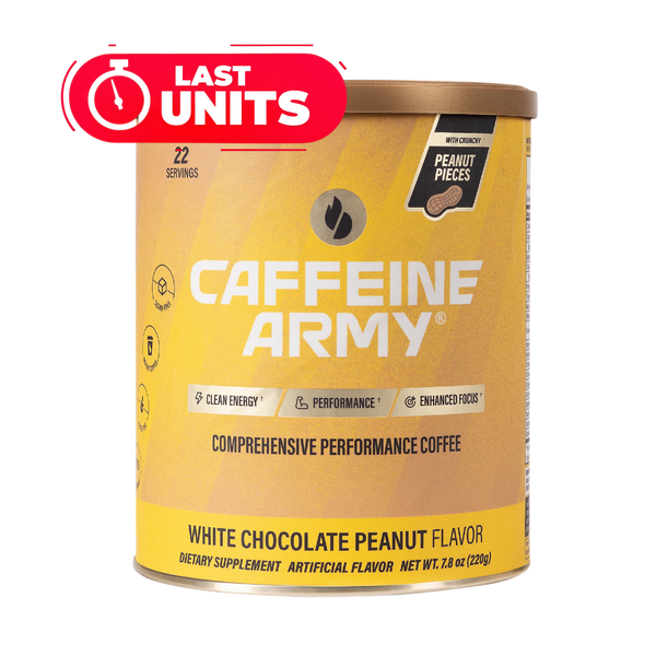 Caffeine Army® White Chocolate Peanut 22ct Caffeine Army® White Chocolate Peanut 22ct