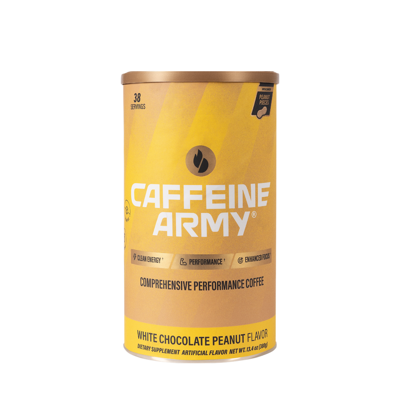 Caffeine Army® White Chocolate Peanut 38ct