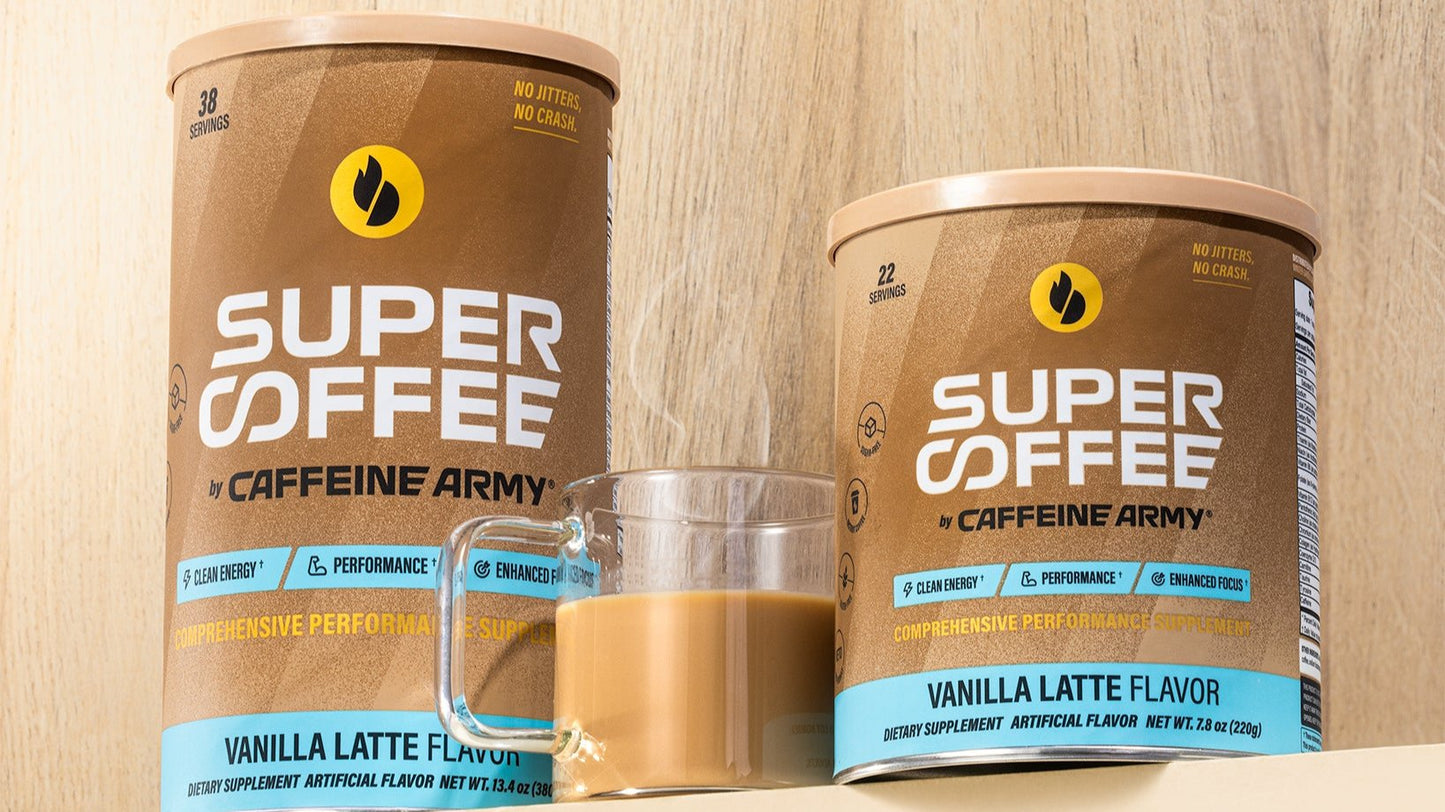 SuperCoffee by Caffeine Army Vanilla Latte 38ct