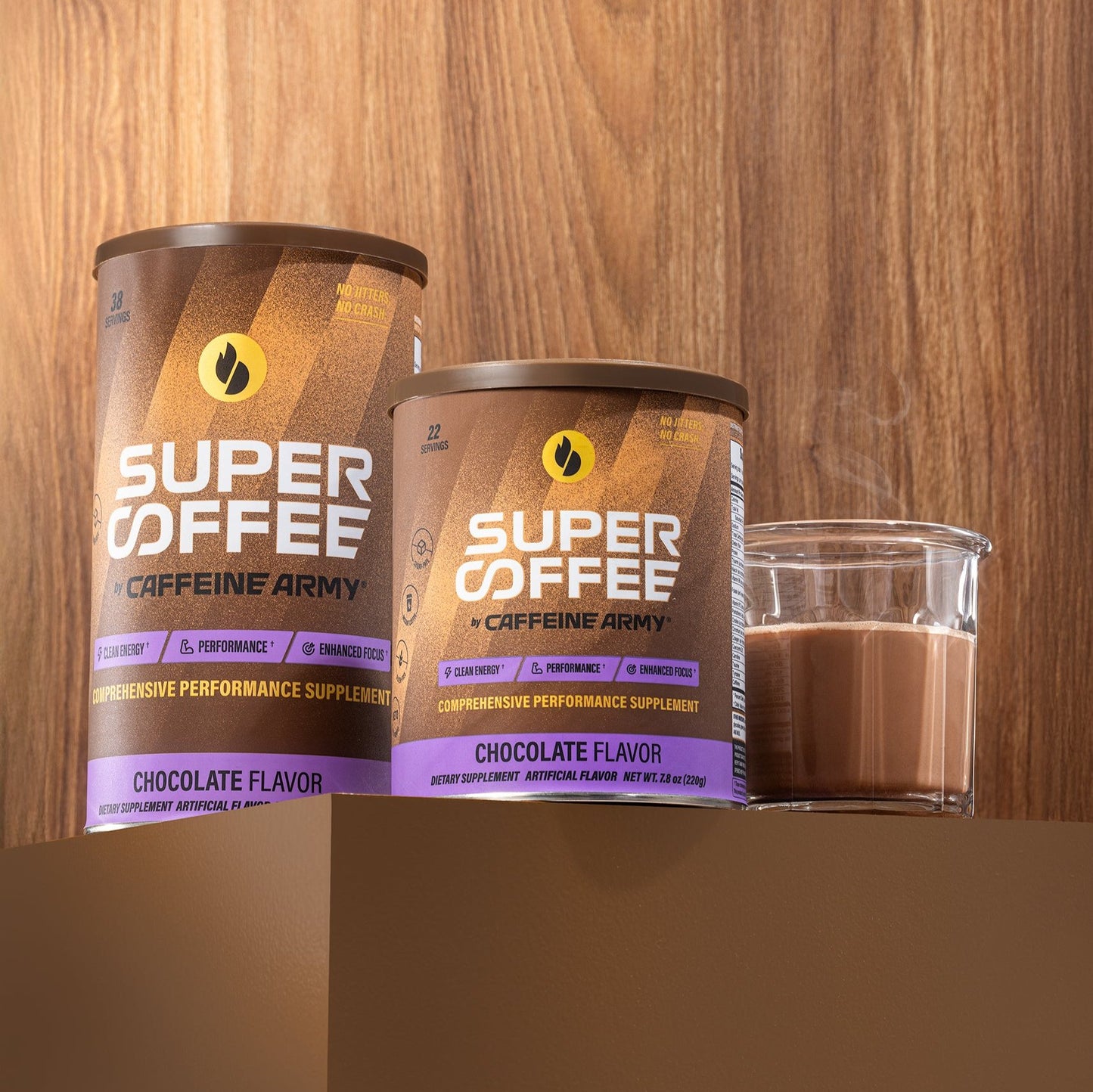 SuperCoffee by Caffeine Army Chocolate 38ct