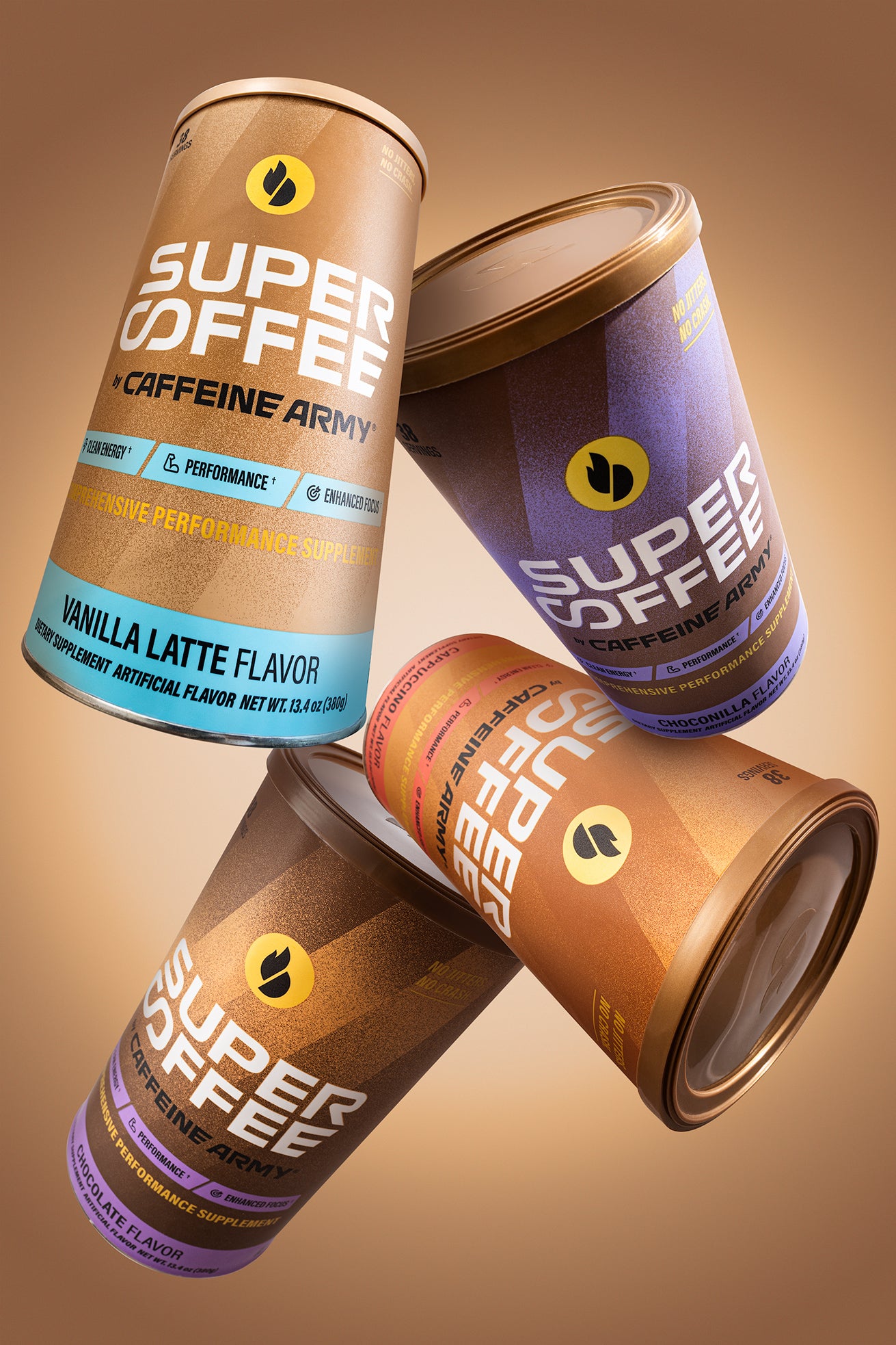 SuperCoffee by Caffeine Army Vanilla Latte 38ct