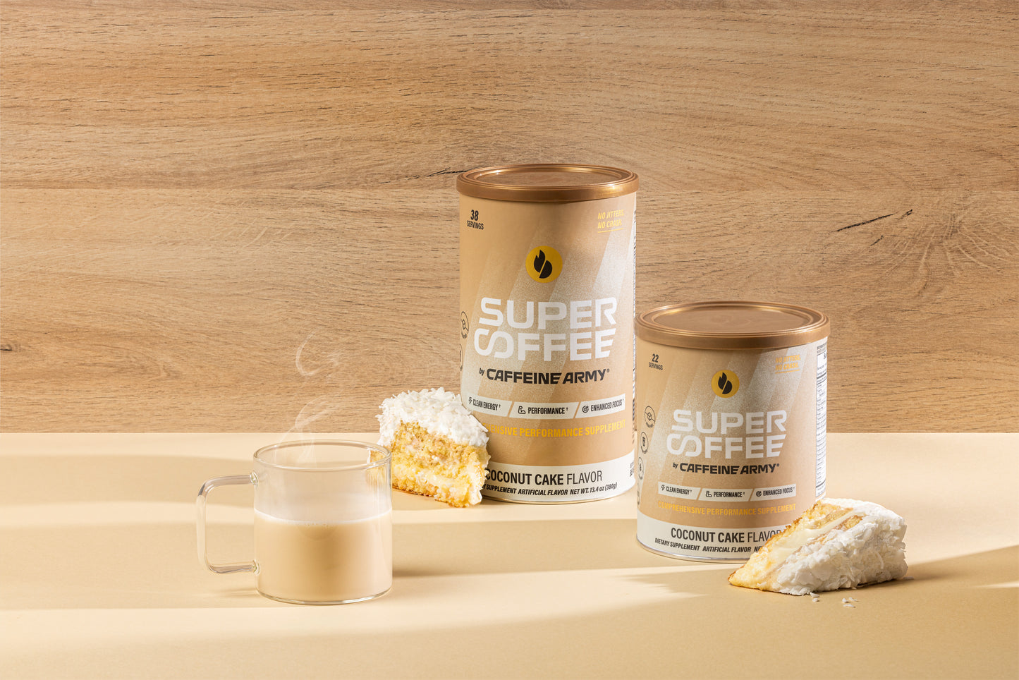 SuperCoffee by Caffeine Army Coconut Cake 22ct