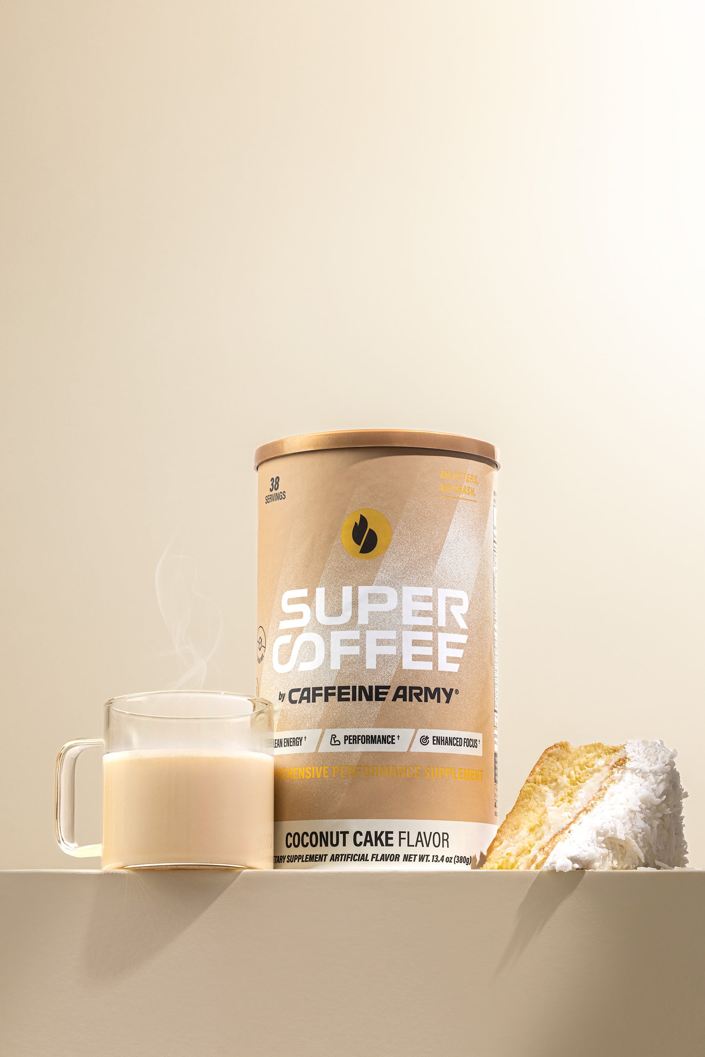 SuperCoffee by Caffeine Army Coconut Cake 38ct