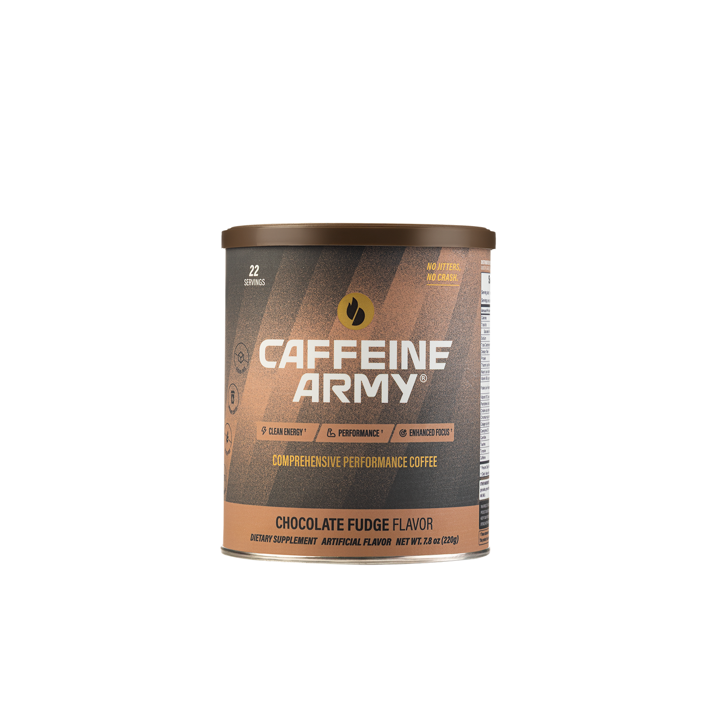Caffeine Army® Chocolate Fudge 22ct