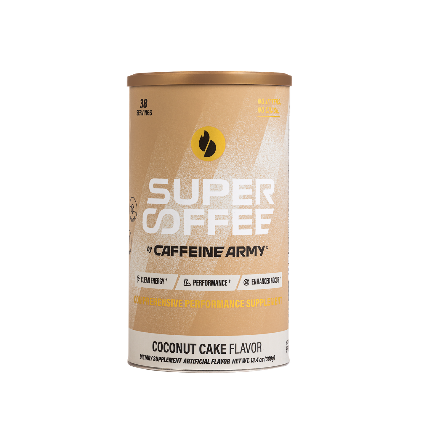 SuperCoffee by Caffeine Army Coconut Cake 38ct