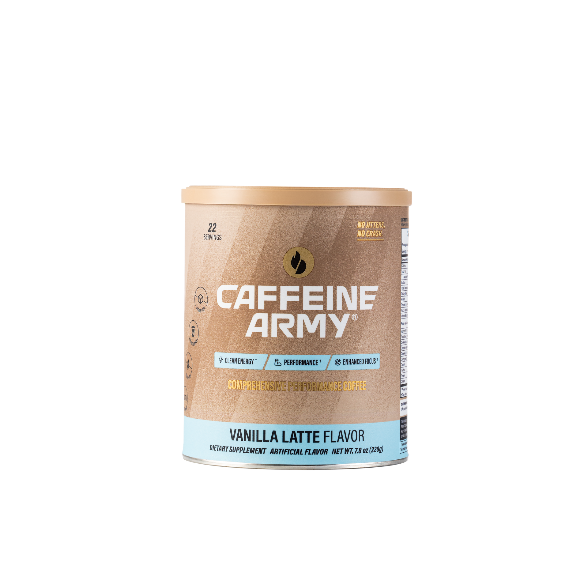 Caffeine Army® Vanilla Latte 22ct