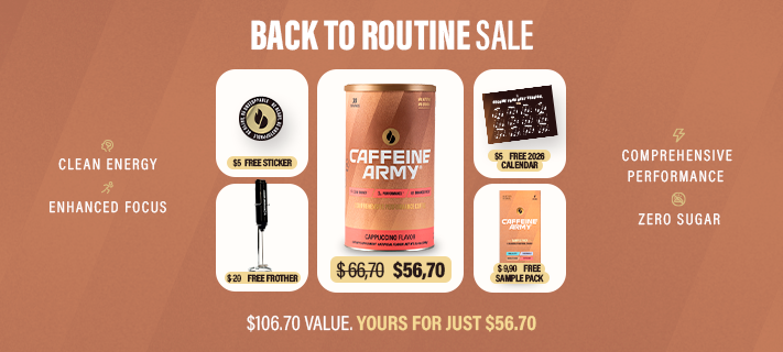 Caffeine Army® Cappuccino 38ct