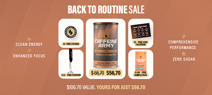 Caffeine Army® Chocolate Fudge 38ct